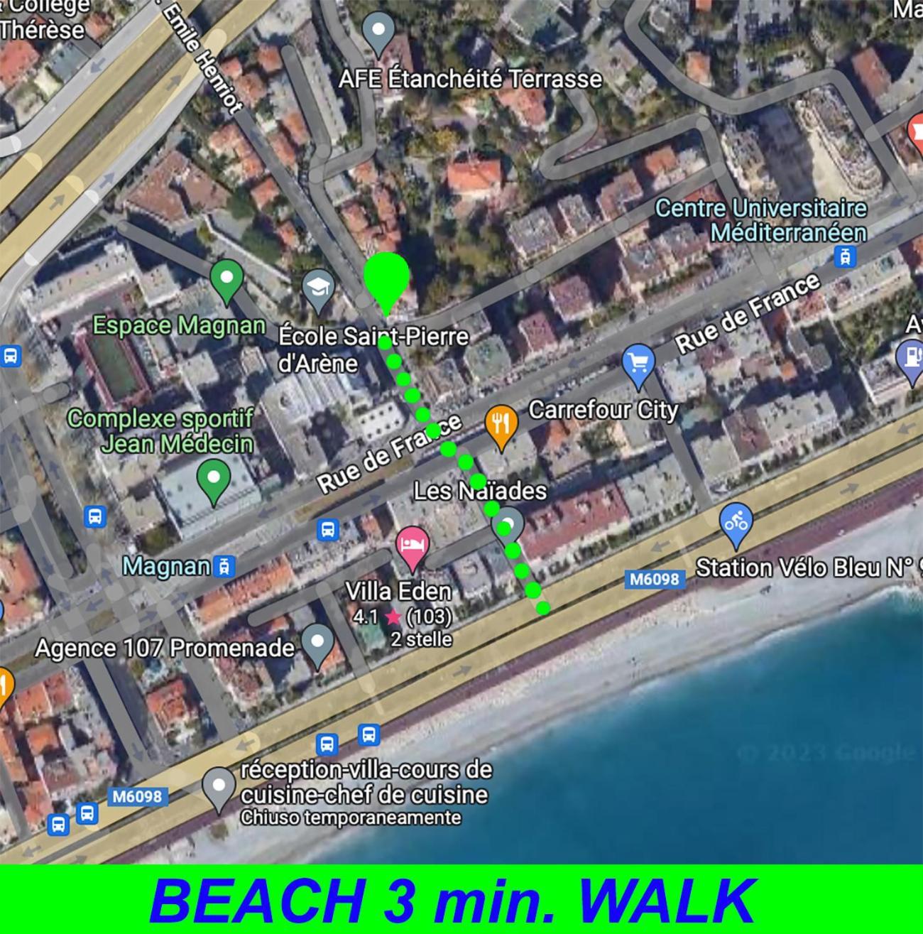 Beautiful Renovated Apartment ,Next To The Beach ! Air-C, Free Parking! Nice Exteriör bild